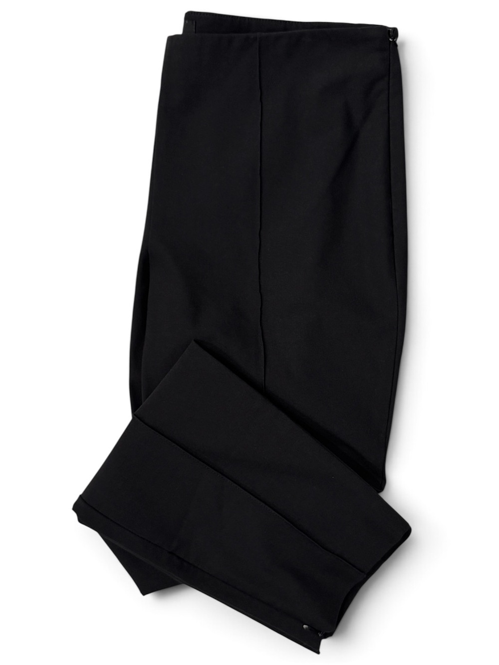Theory Black Side Zip Pants with Ankle Zip Size 4